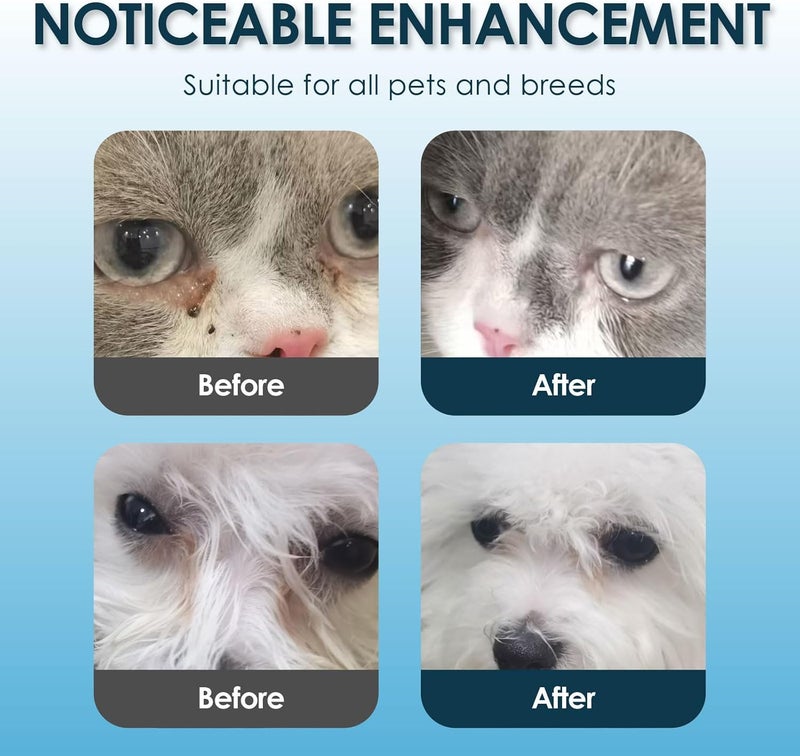 Mooncat Pet Eye Wipes for Dogs & Cats - Gentle Finger Cot Design for Easy Cleaning Tear Stains & Goop Cleaning - 40counts - Image 5